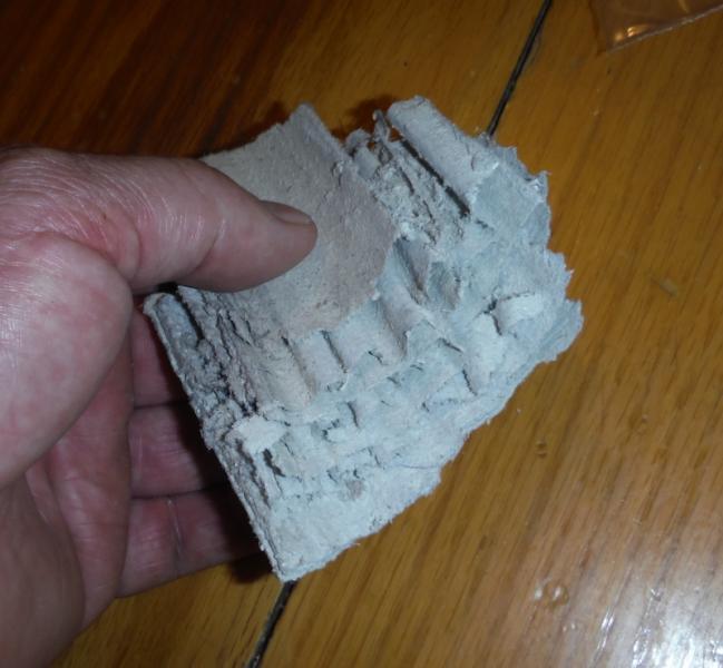 asbestos corrugated sample